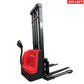 1500 kg/ 4.0 metros Apilador Full Eléctrico Hombre Caminando Base Ancha Marca XIN LIFT